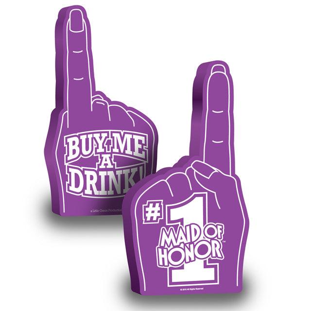 #1 Maid Of Honor Foam Hand 18in.