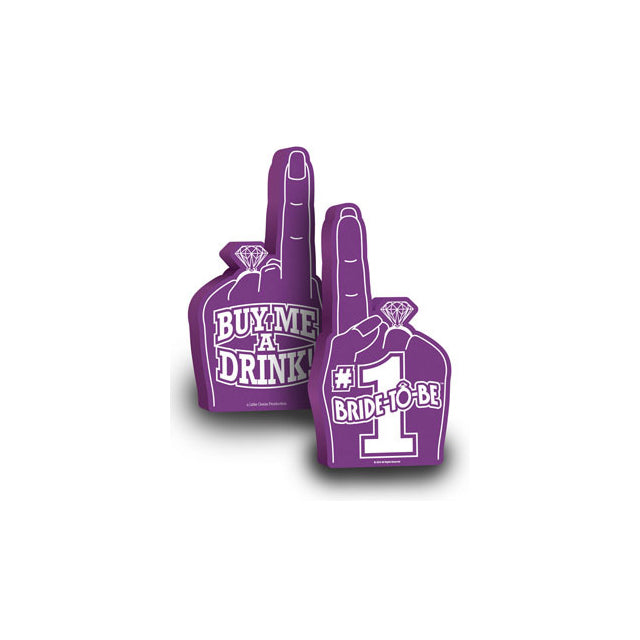 #1 Bride To Be Foam Hand 18in.