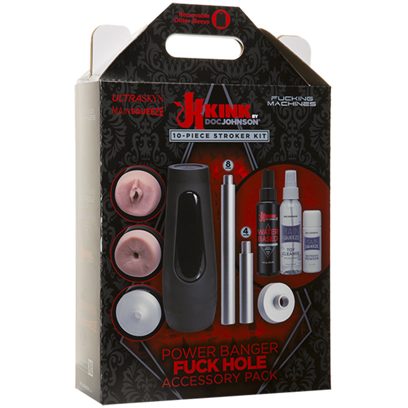 KINK Power Banger Glory Hole Accessory Pack 8 Piece Kit