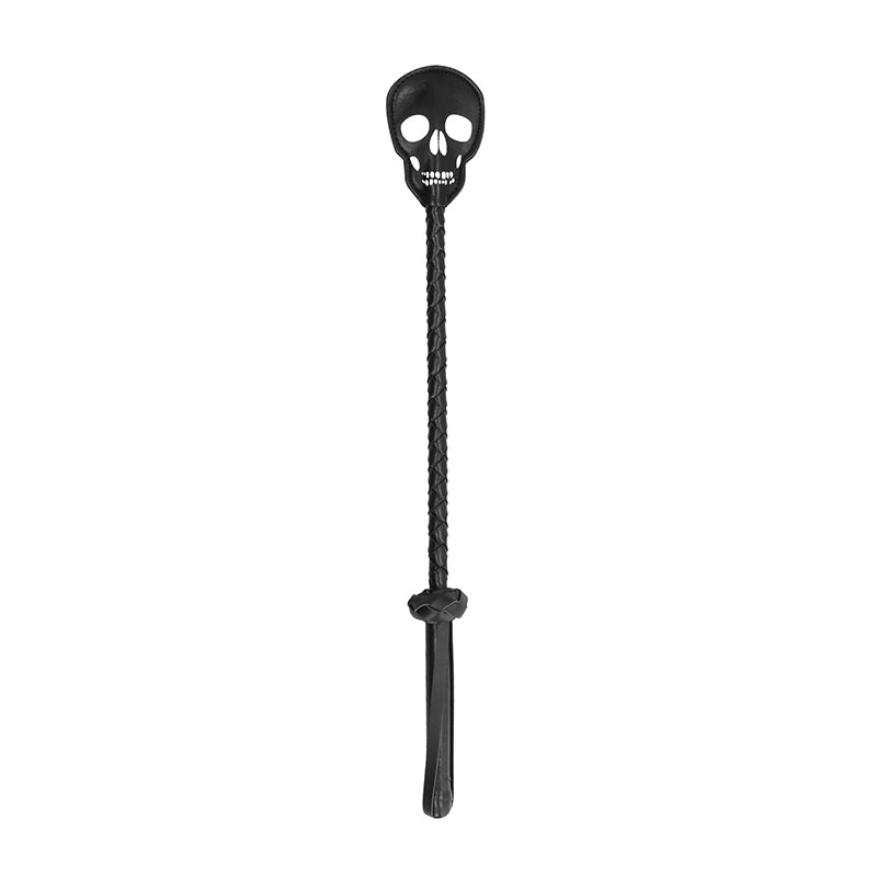 Ouch! Skulls & Bones Crop with Skulls - Black
