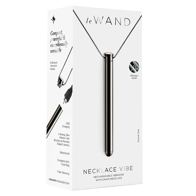 Le Wand Vibrating Necklace - Black