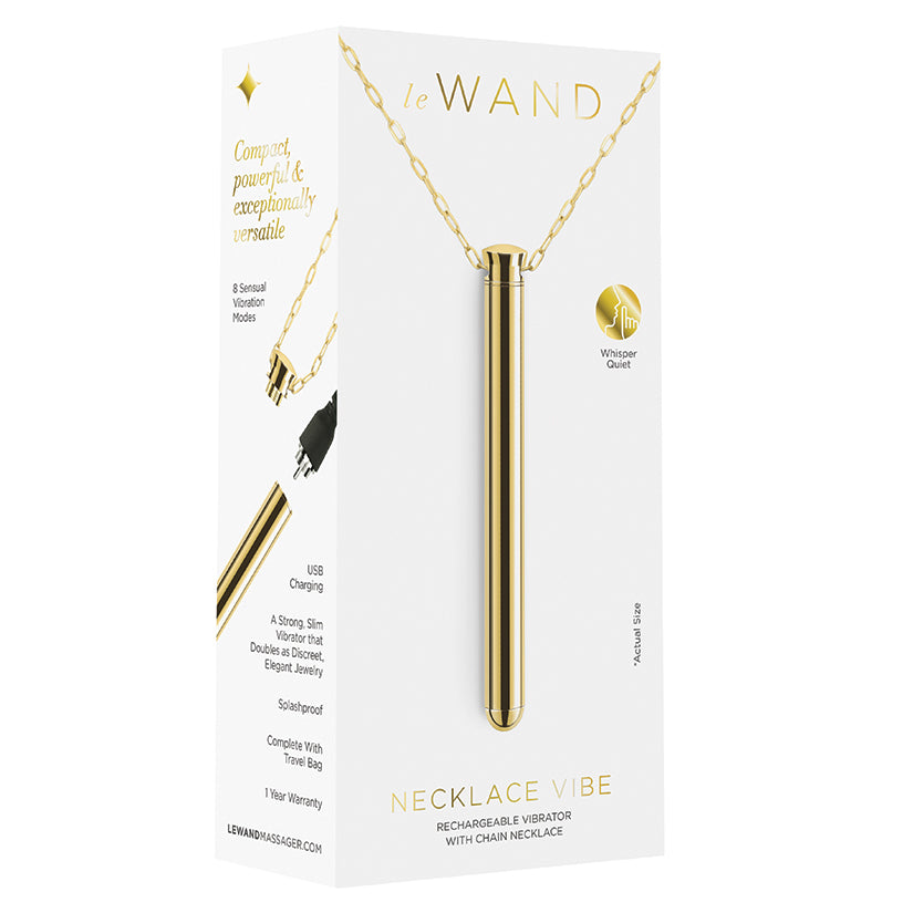 Le Wand Vibrating Necklace - Gold