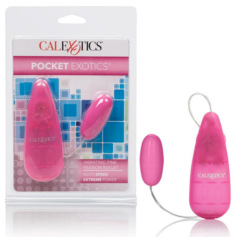 Pocket Exotics ? Vibrating Pink Passion Bullet