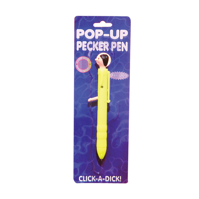 '++Pecker Pop-Up Pen (Ball Point)