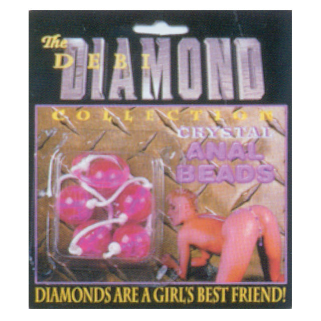 '--Crystal Anal Beads-Pink