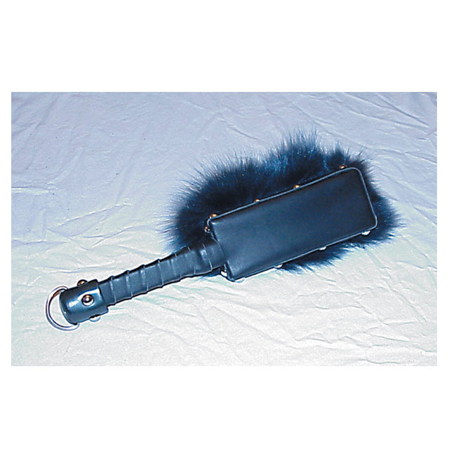 '++Pain&Pleasure Paddle/ Black Fur+