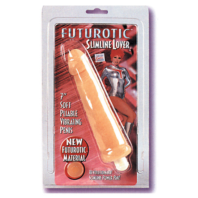 Futurotic Slimline Lover Vibrating Dong - 6in