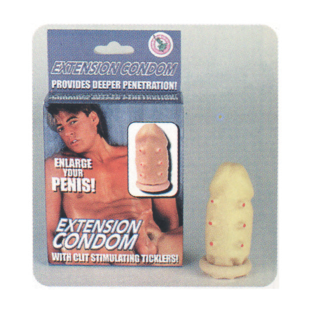 '++Extension Condom W/Tickler