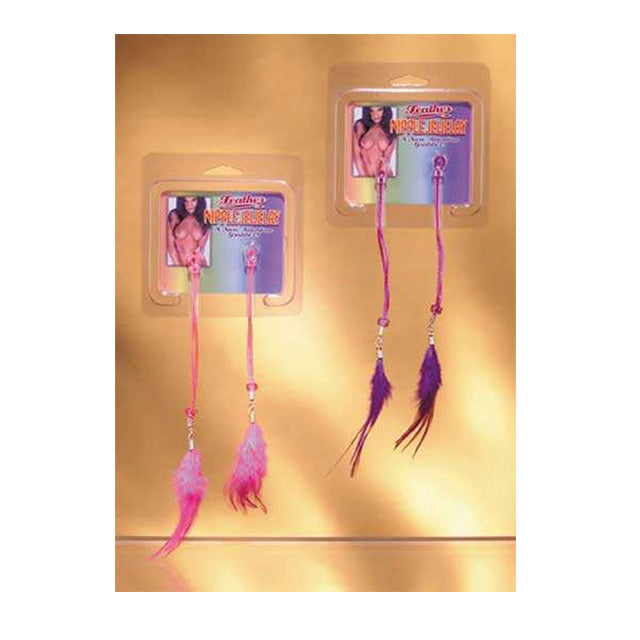 '++Feather Nipple Jewelry (Purple)