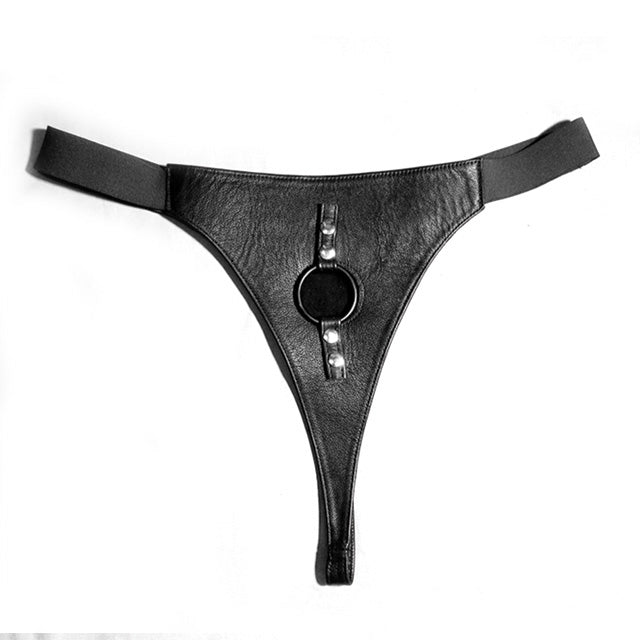 '++Malibu Thong Harness/Lusty (Black)