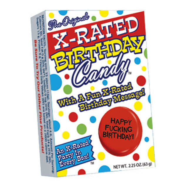 '++Birthday X-Rated Candy Open Stock+