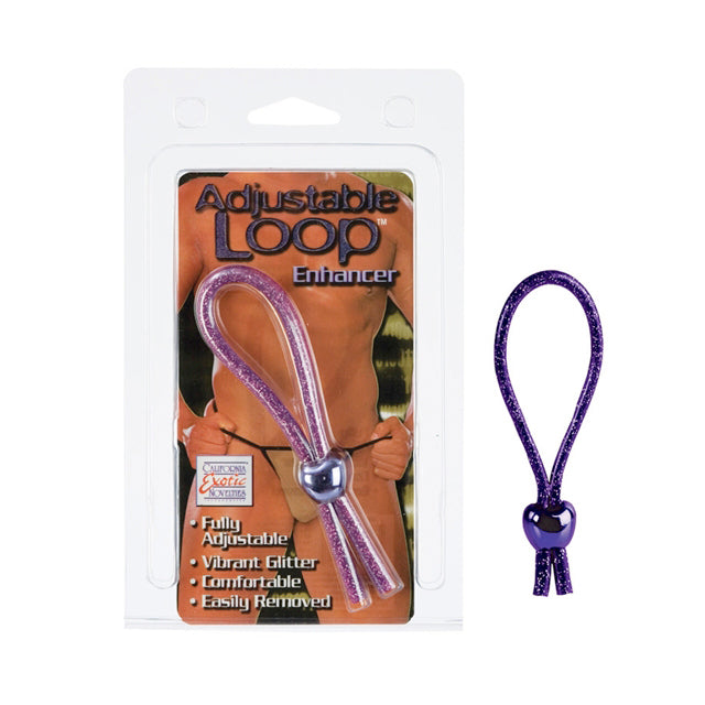 Adjustable Loop* Enhancer - Purple Glitter
