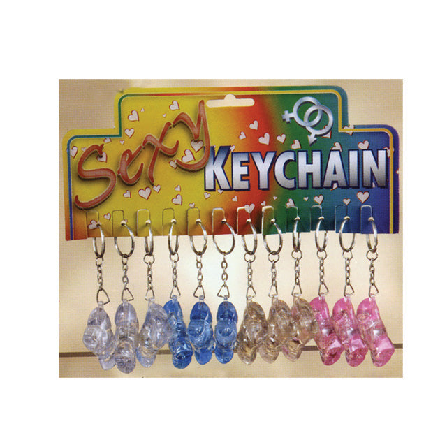 '++Light Up Female Keychain (12Pc/Per