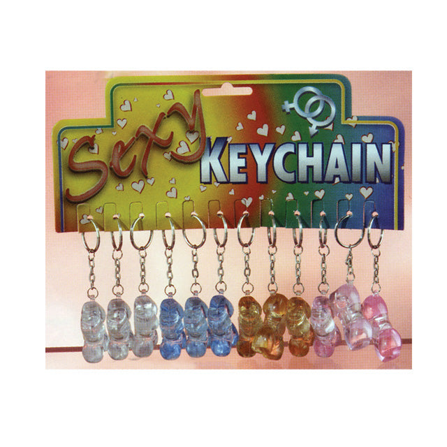 '++Light Up Male Keychain (12Pc/Per)
