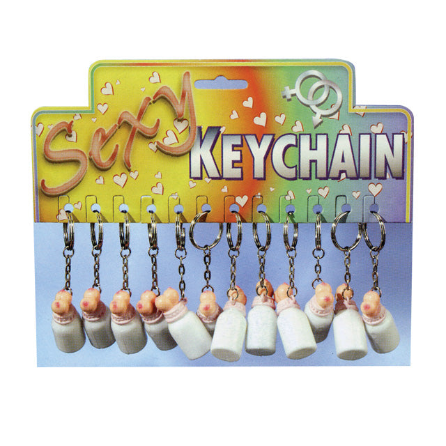 '++DN Boobie Bottle Keychain (12Pc/Dp)