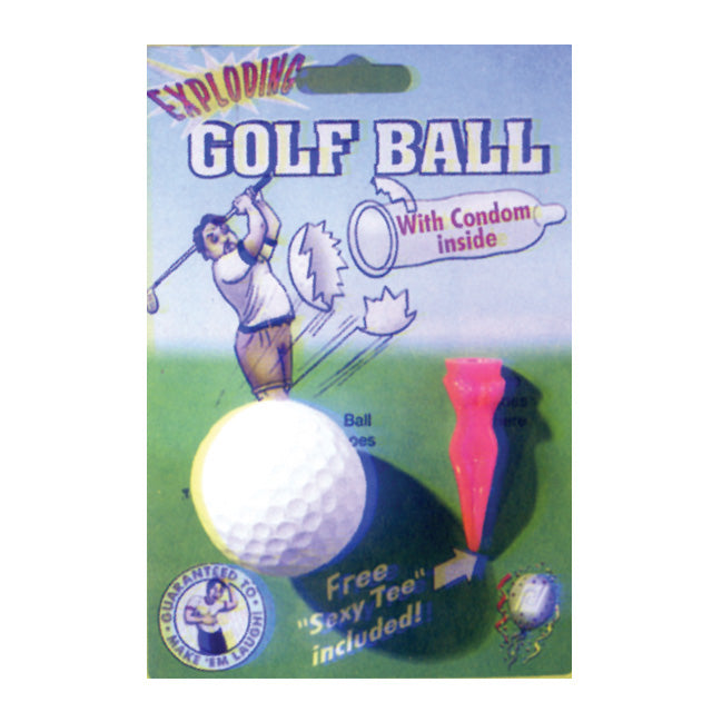 '++Exploding Golf Ball & Tee