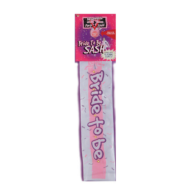 Bride To Be Sash with Flashing Lights