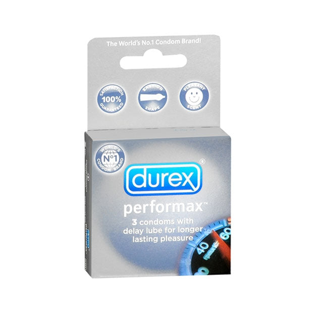 Durex Performax Lubricated Condoms (3 Pack)
