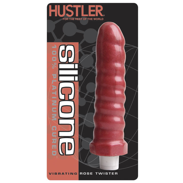 '++Hustler Silicone Vib, Rose Twister D