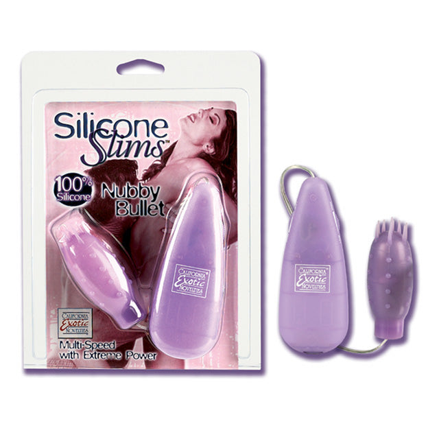 Silicone Slims* - Vibrating Nubby Bullet
