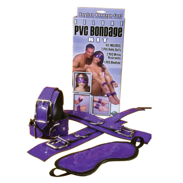 Deluxe Pvc Bondage Kit