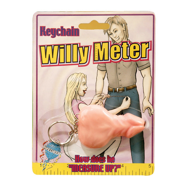 '++Pecker Meter Keychain