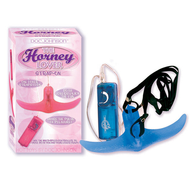 '++Horny Lovers Strap On Blue+