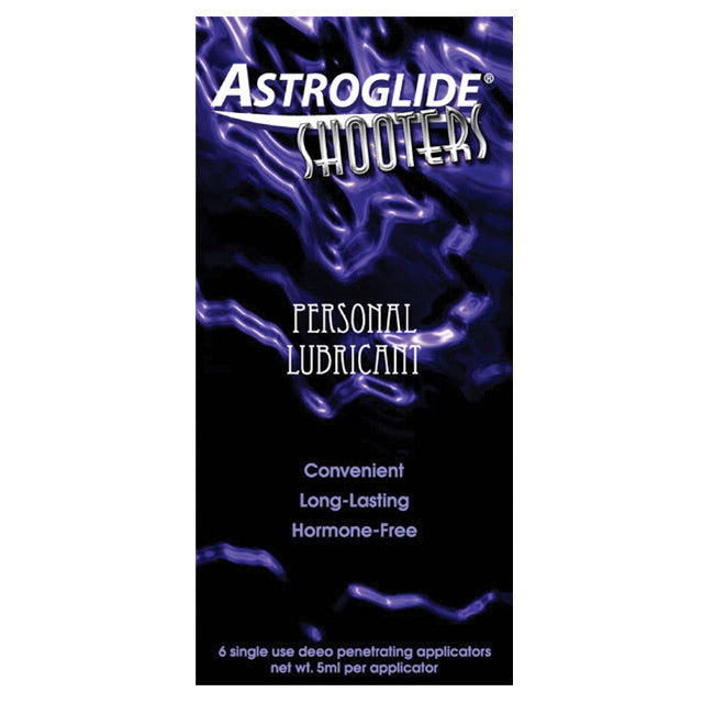 '++Astroglide Anal Gel Shooters (6/Bo