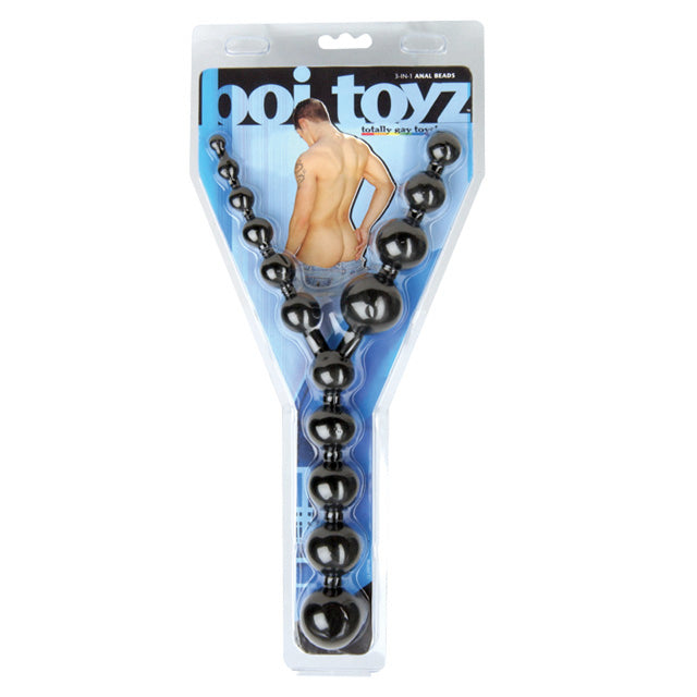 '--3 In 1 Anal Beads