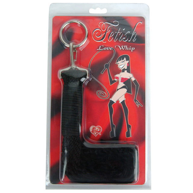 '++Black Short Rope Whip