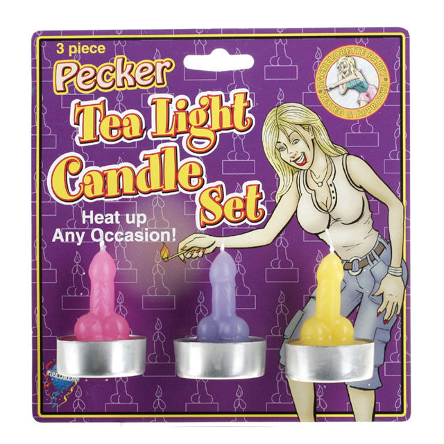 '++Pecker Tea Light (3Pc)