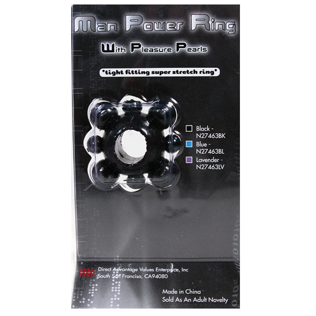 '++Man Strength Cock Ring(2)Blue