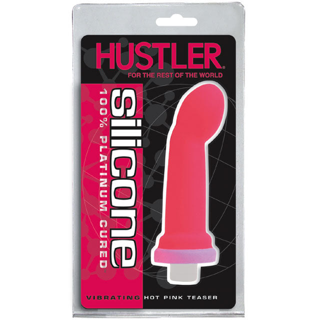 '++Hustlers Silicone Vib Hot Pink Tea
