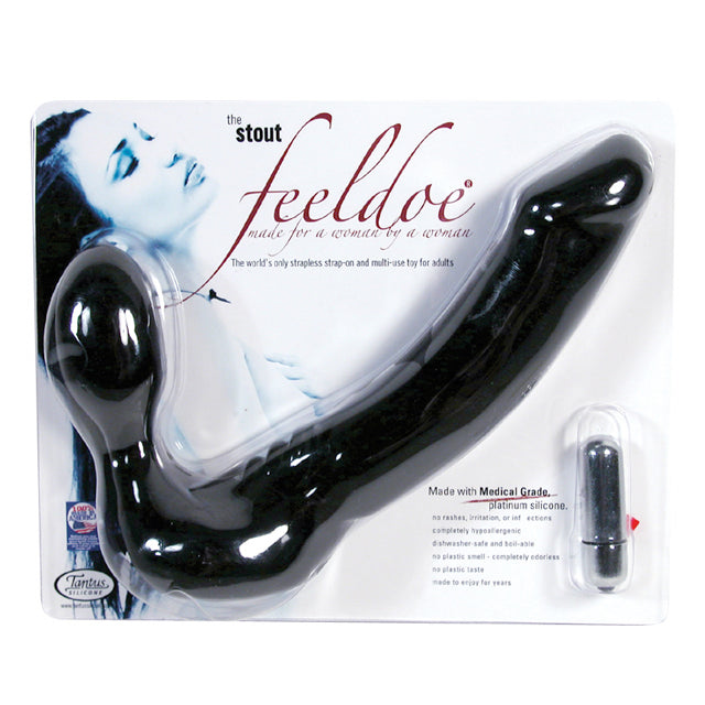 Tantus Stout Feeldoe Strapless Silicone Strap On With Bullet