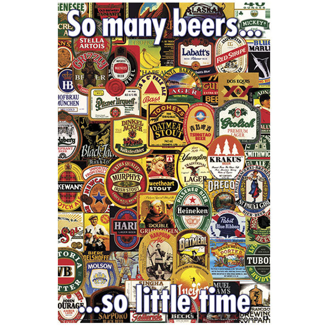 Poster: So Many Beers So Little Time