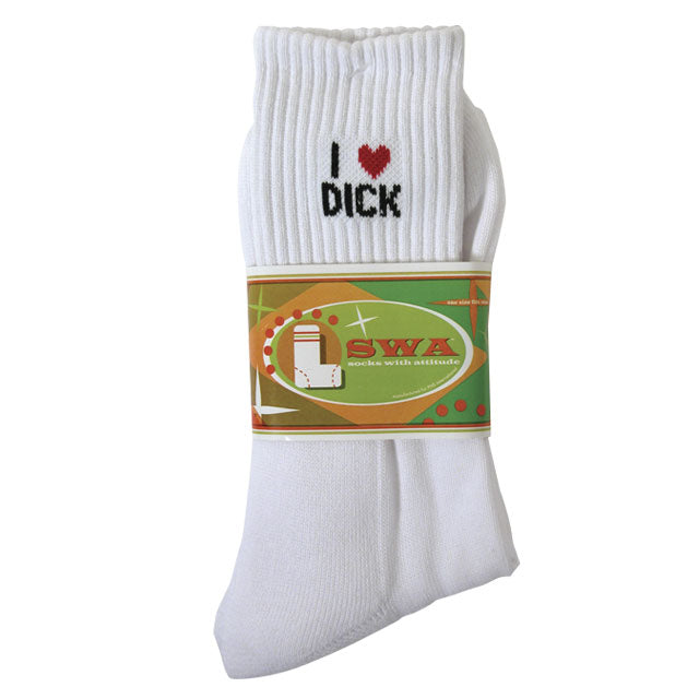 Socks With Attitude - I Heart Dick