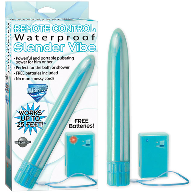 Remote Control Slender Vibe (Aqua)