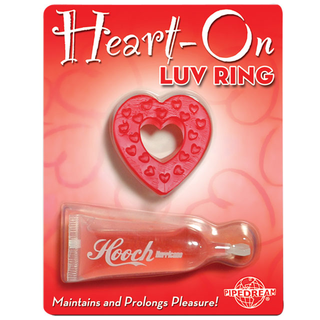 '++DV Heart Shaped Luv Ring (Red)