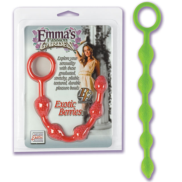 Emma's Passion Garden Sensual Lime Anal Beads (Green)