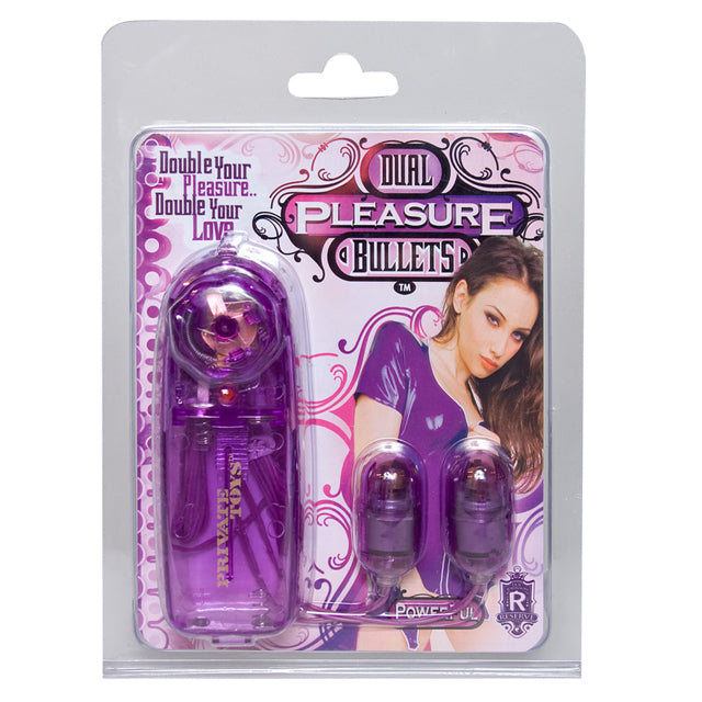 Dual Pleasure Bullet & Controller (Purp)