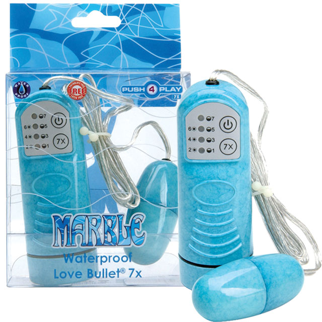 Marble Wp Love Bullet 7x (Turq/Blue)