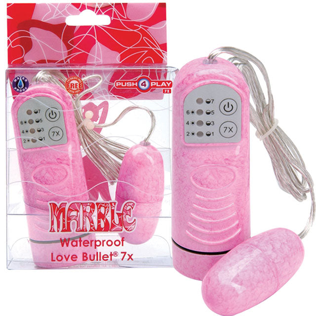 Marble Wp Love Bullet 7x (Granite Pink)