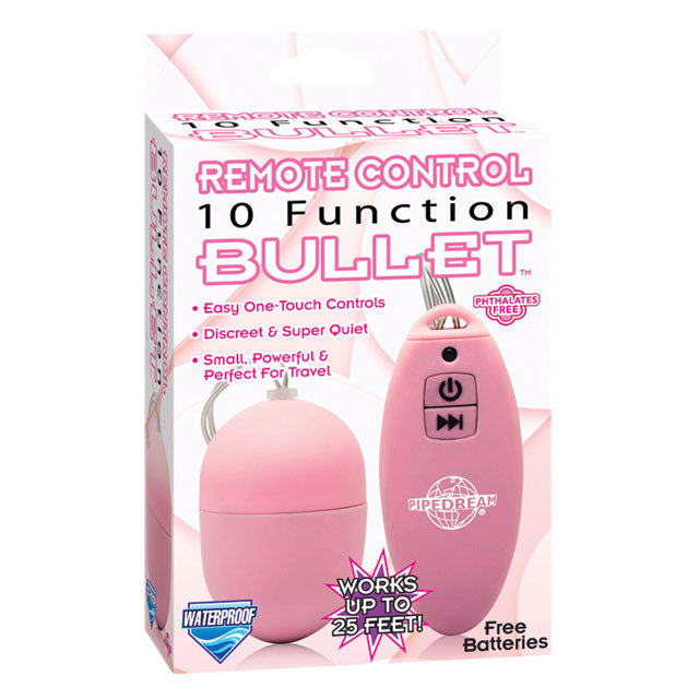 10 Function Remote Control Bullet (Pink)