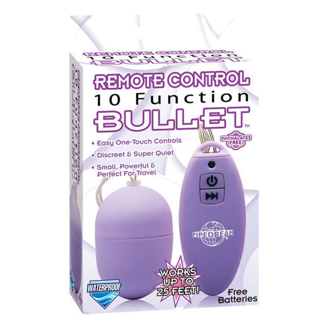 10 Function Remote Control Bullet (Purp)