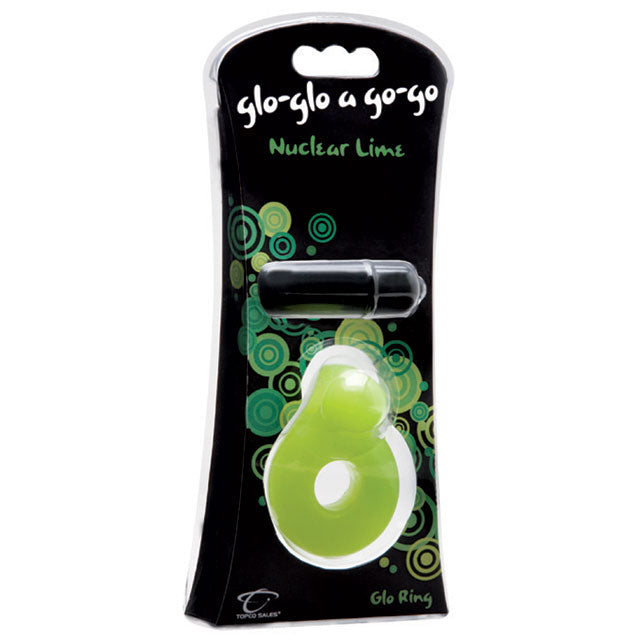 Glo Glo Vibrating Cock Ring (Green)