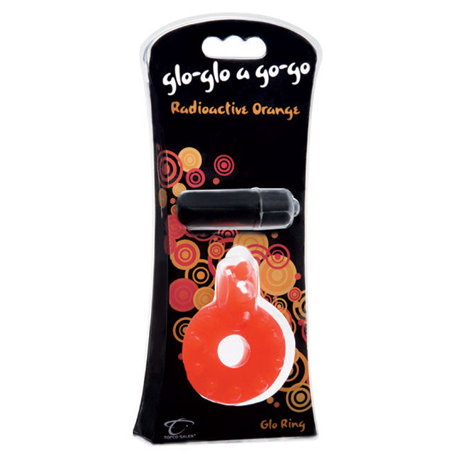 Glo Glo Vibrating Cock Ring (Orange)