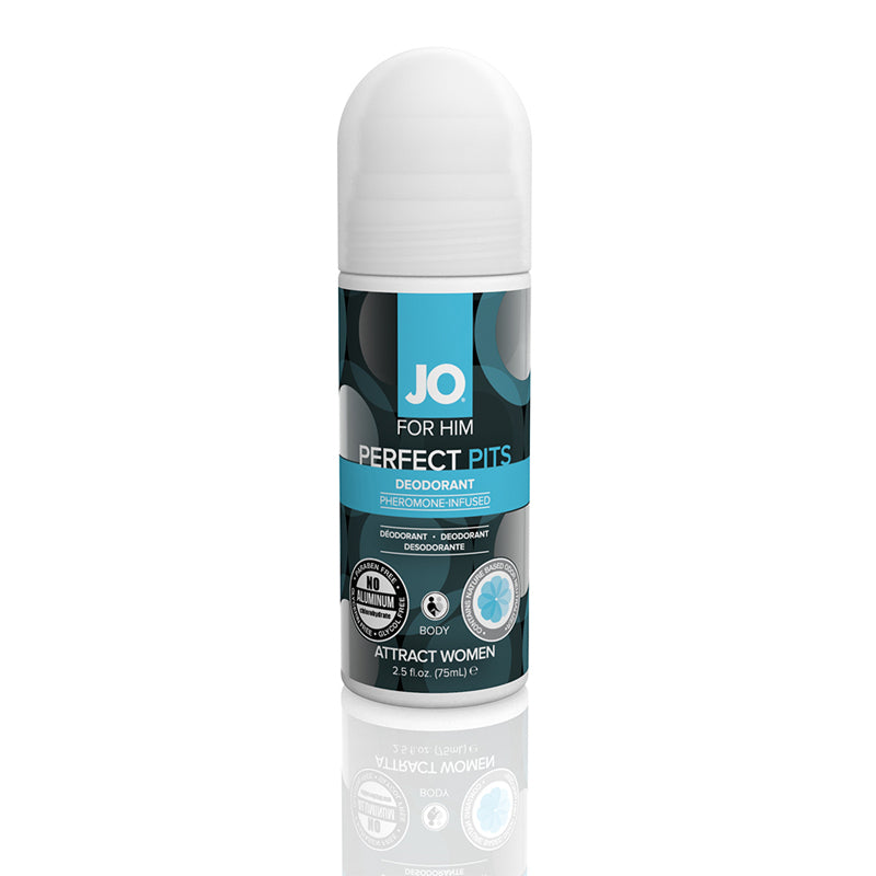 JO Perfect Pits For Men - Deodorant With Pheromones (Water-Based) 2.5 fl oz / 74 ml
