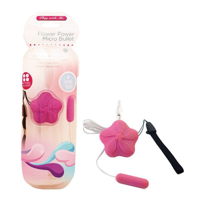 Blush Flower Power Micro Bullet (Pink)