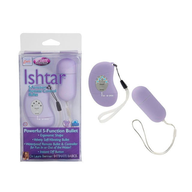 Dr. Laura Berman Intimate Basics - Ishtar 5-Function Remote Control Bullet