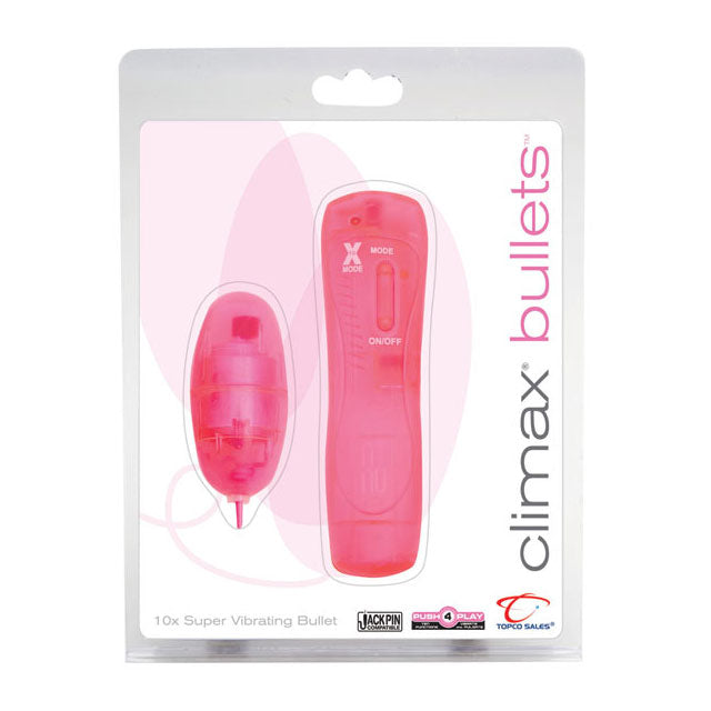 Climax Bullets 10x Super Vibrating Bullet (Pink)